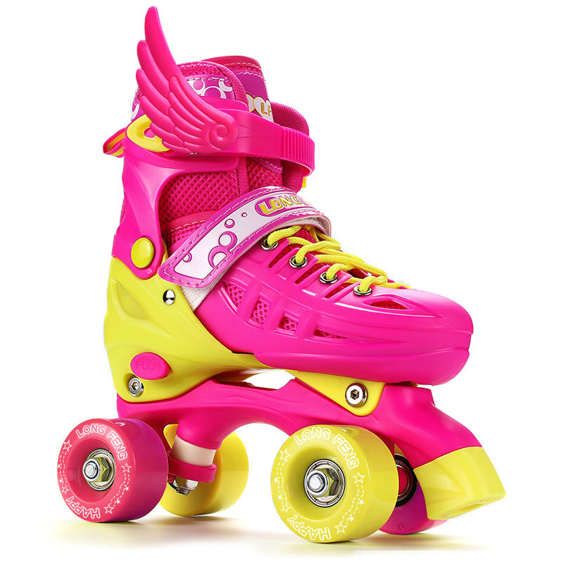 Children's Roller Skates Roller Skates Four Roller Skates Roller Skates Full Set