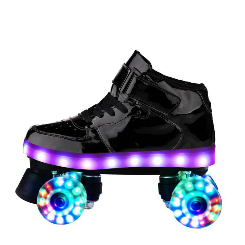 Four-wheel Skating Flashing Roller Skates