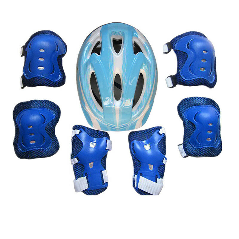 Seven piece set of twisting skateboard protector