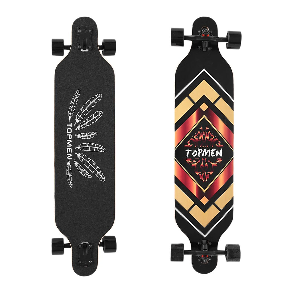 Complete Skateboard Cruiser For Cruising, Carving, Free-Style And Downhill