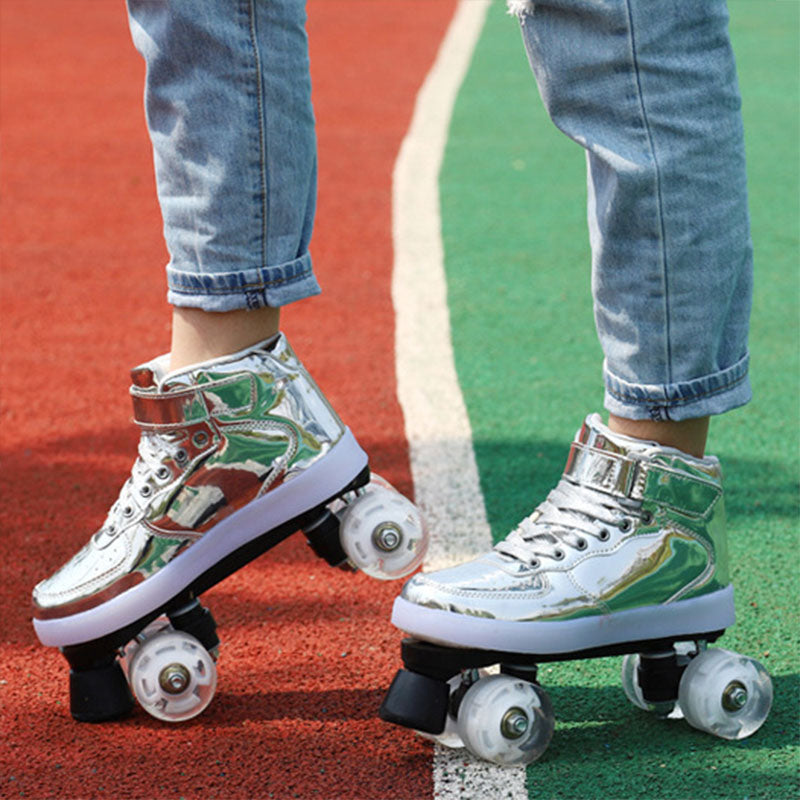 Double Roller Skates For Men And Women Roller Skating Rink