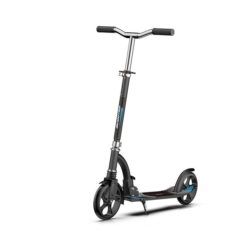 Large Two-Wheel Scooter For Adults And Teenagers, Folding Campus Tool Scooter