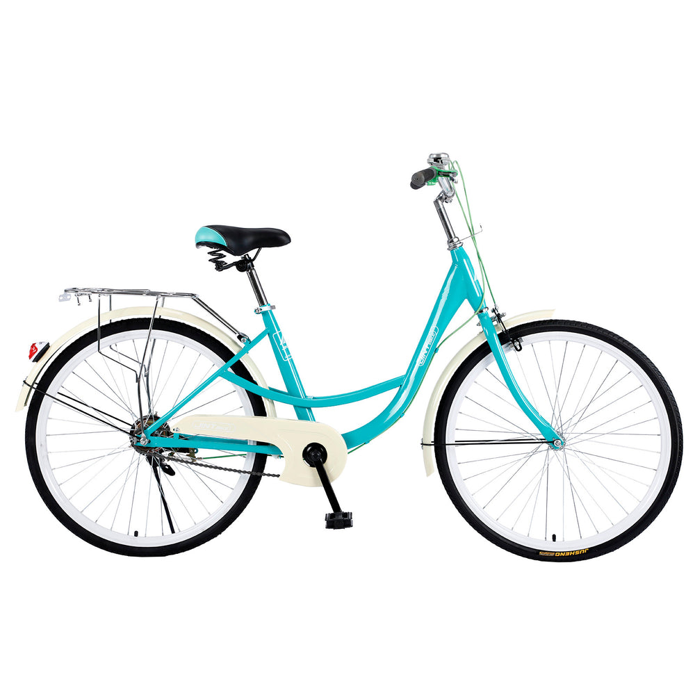 26-Inch Womens Comfort Bikes Beach Cruiser Bike Single Speed Bicycle Comfortabl