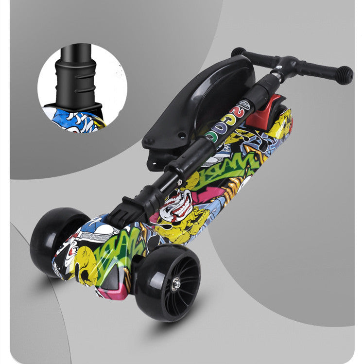 Children's Scooter Three-in-one  Wheel